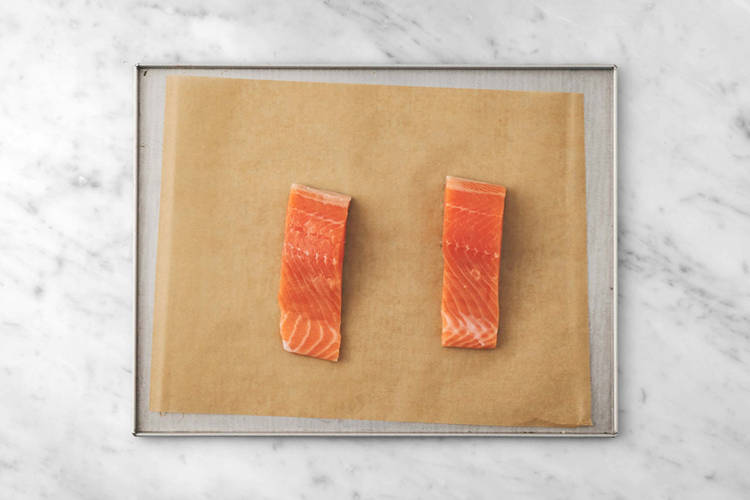 Lachs backen
