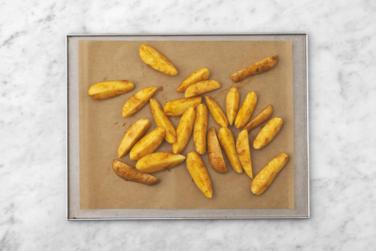 Kartoffeln rösten