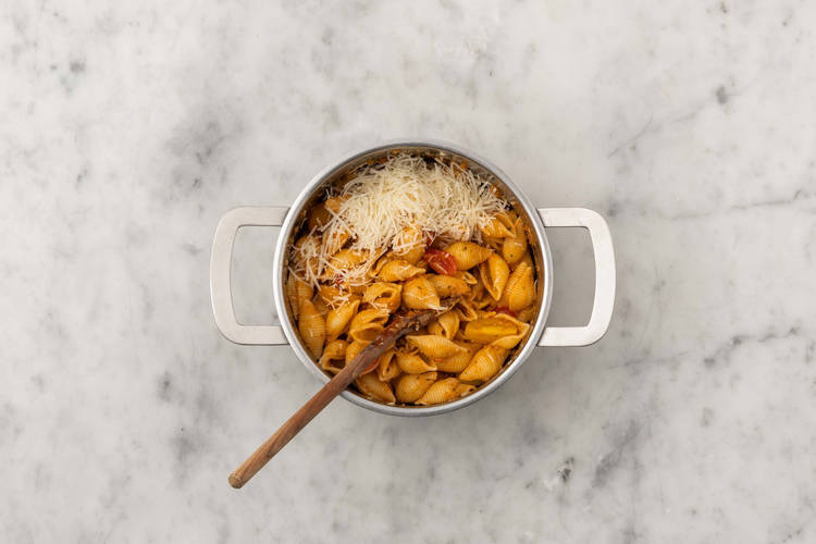 Pasta fertigstellen