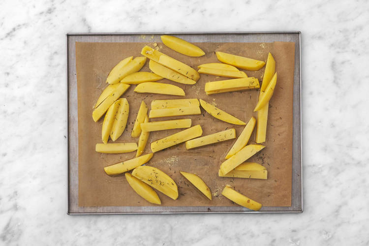 Pommes rösten