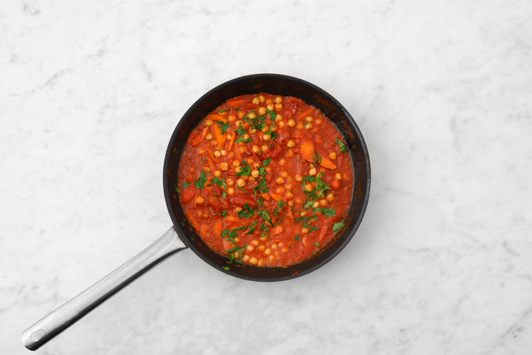 Curry fertigstellen