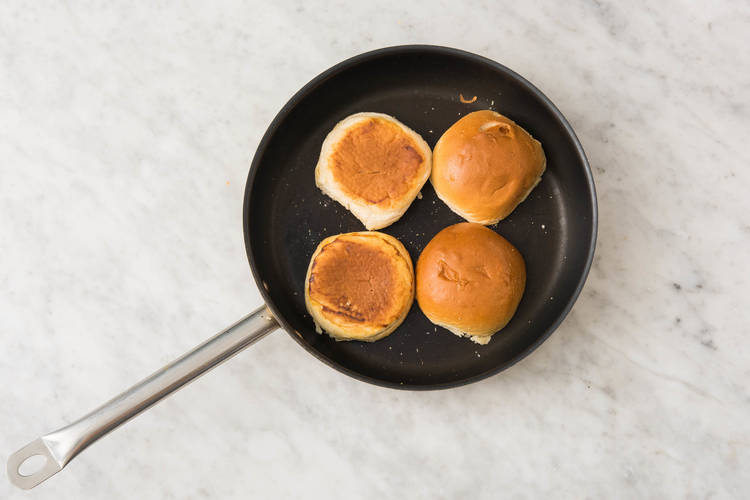 Burger Buns toasten