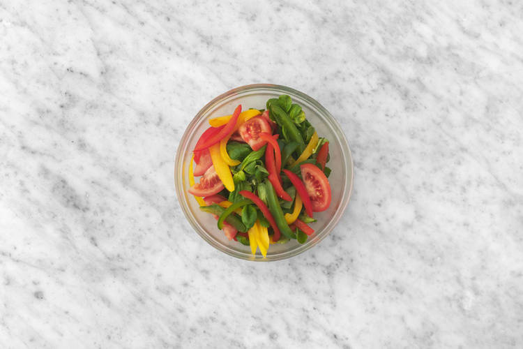 Salat fertigstellen
