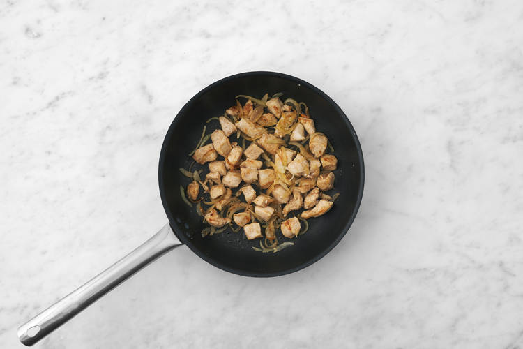 Fry the Chicken and Onion