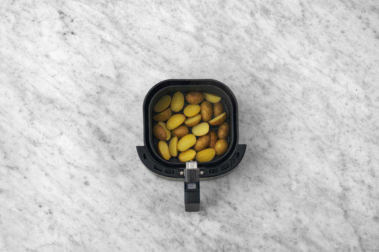 Air Fry the Potatoes