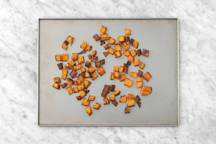 Roast the Sweet Potatoes