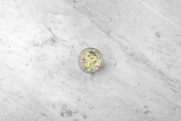 Finish prep and make garlic butter