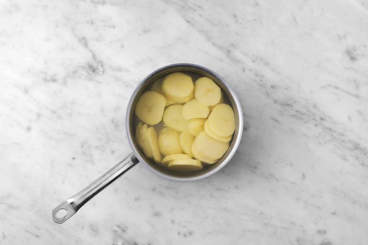 Boil potatoes