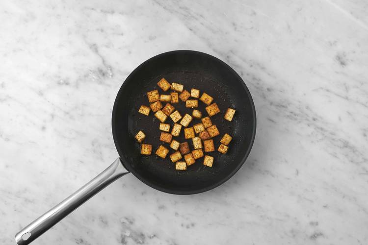 Sear tofu