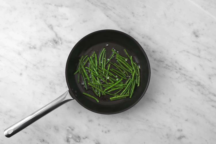 Cuire les haricots verts