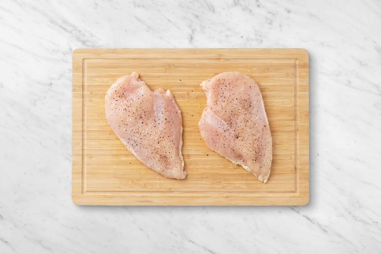 Aplatir le poulet