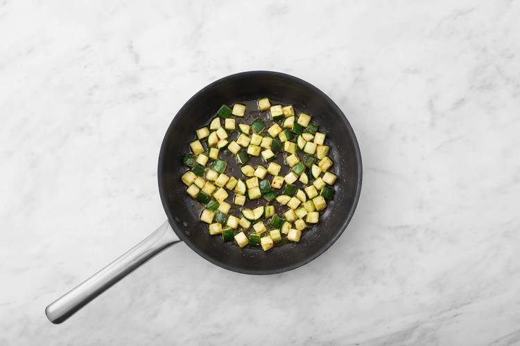 Cuire les courgettes