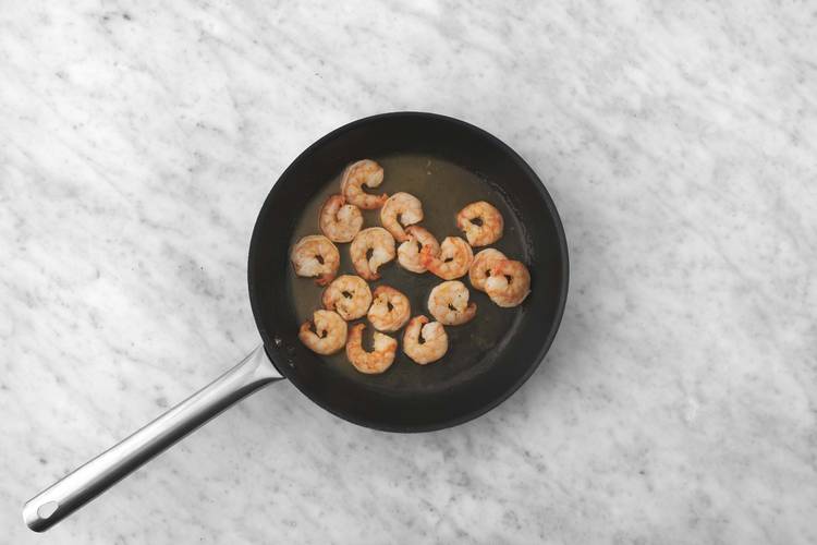 Cuire les crevettes