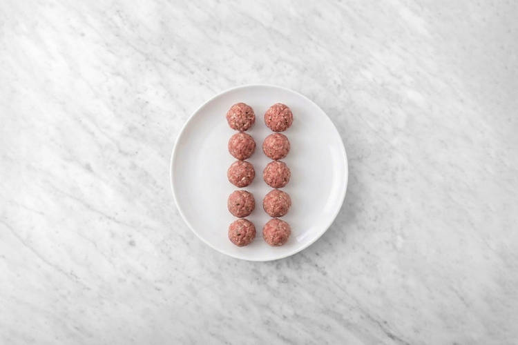Make the meatballs