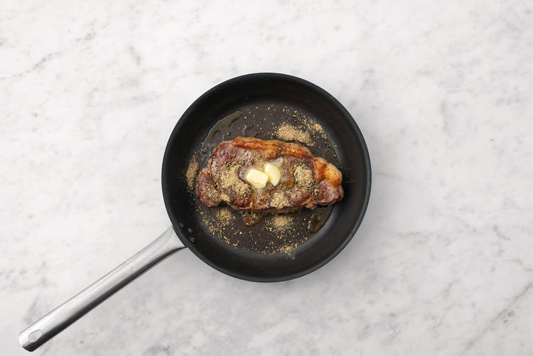 Cook the steak