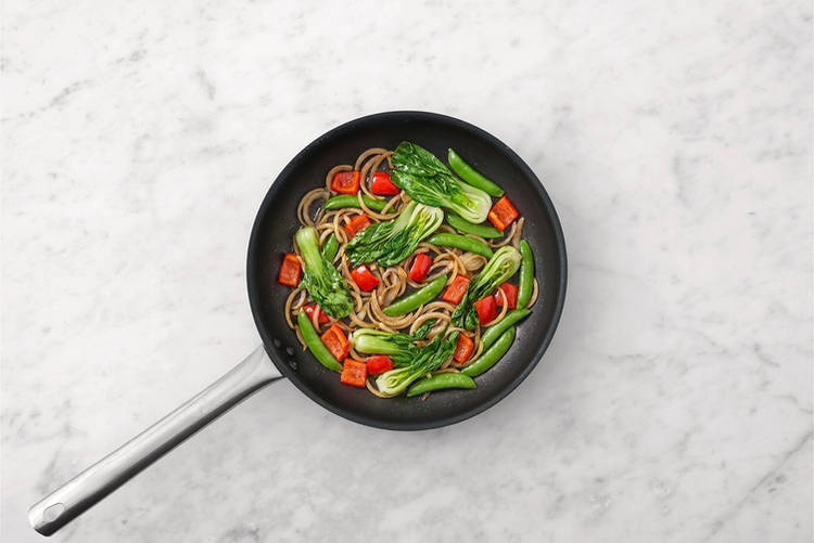 Cook the veggies