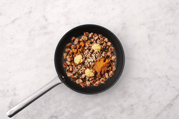 Cook the veggie mince