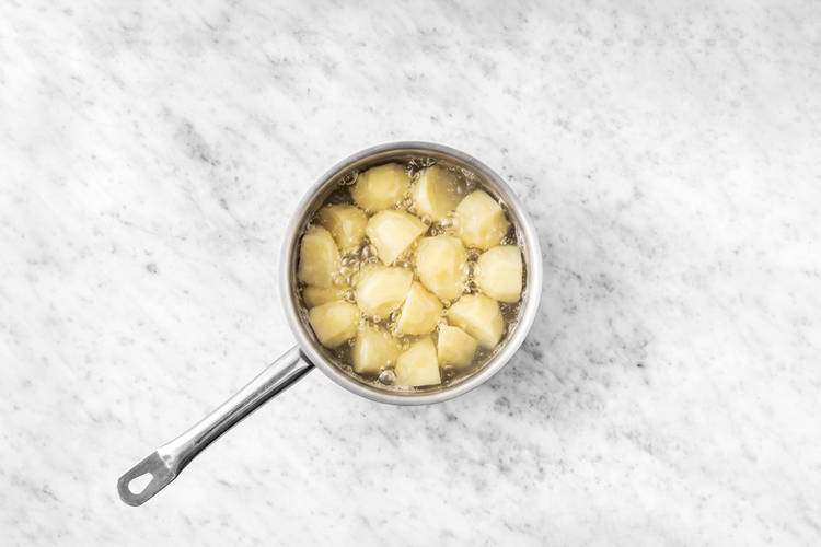Cook the potato