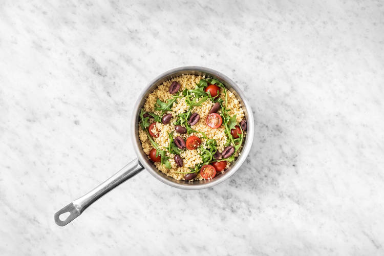 Finish the couscous