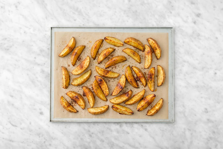Kartoffeln rösten