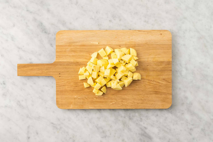 Aardappelen snijden