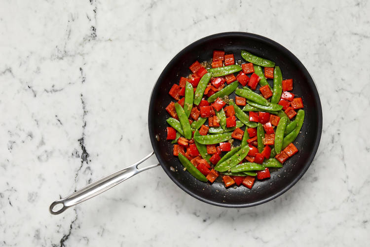Cook veggies
