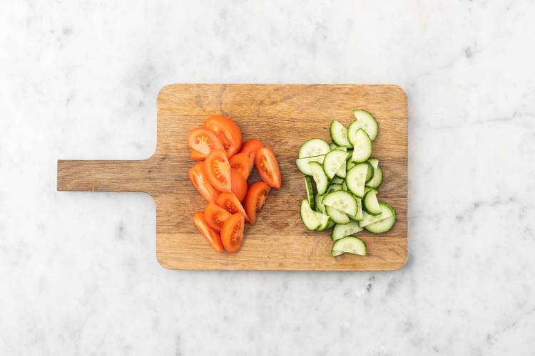 Préparer la salade