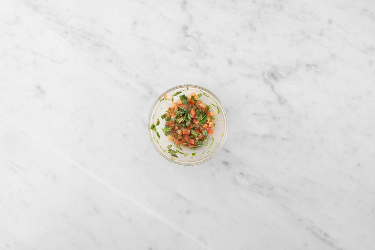 Préparer la salsa