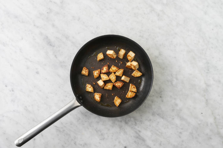 Cook the tofu