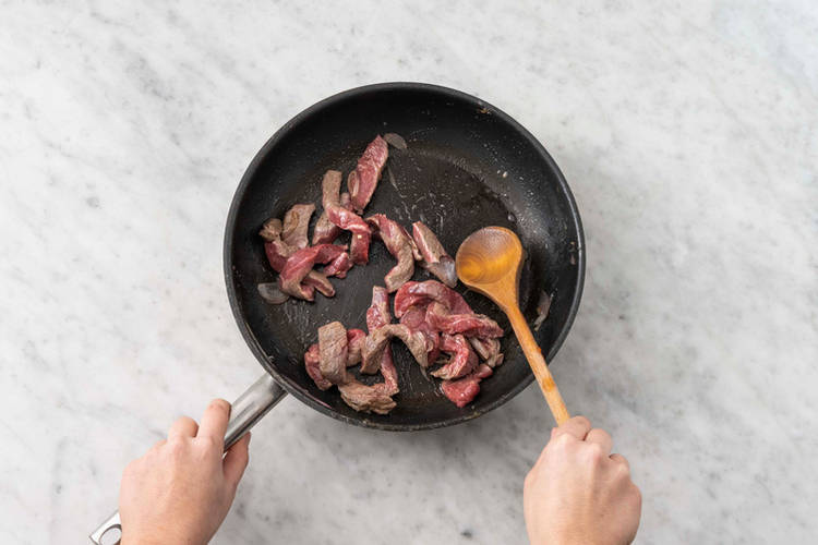 Cook the beef