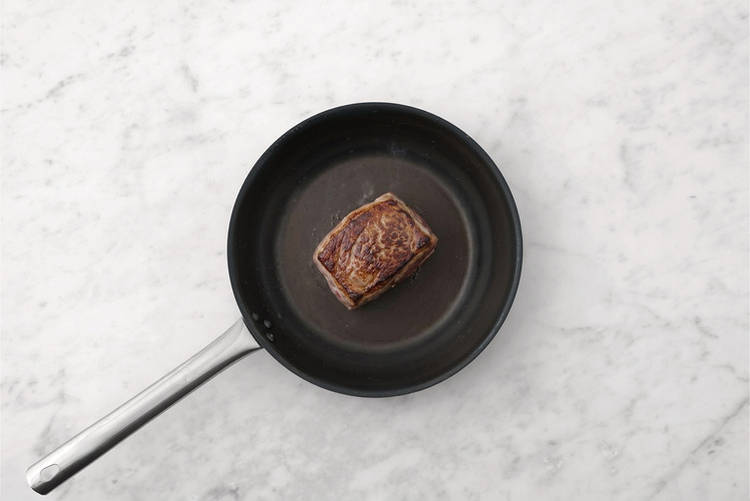 Sear the beef