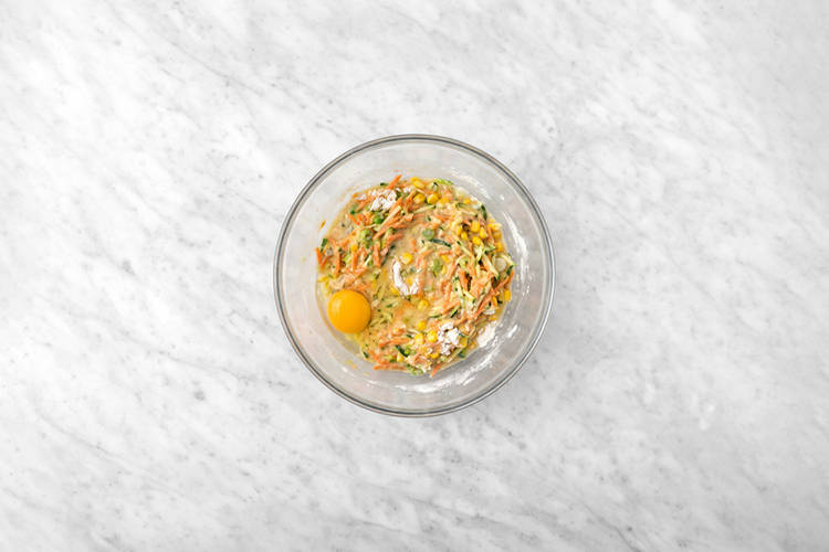 Make the fritter mixture