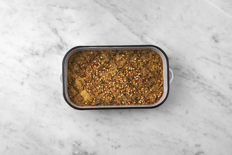 Bake the kibbeh