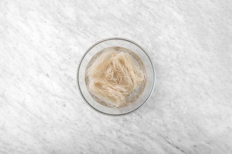 Soak the noodles