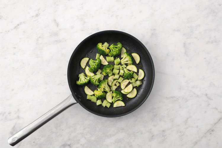 Cook the greens