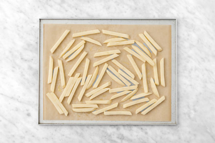 Bake the fries