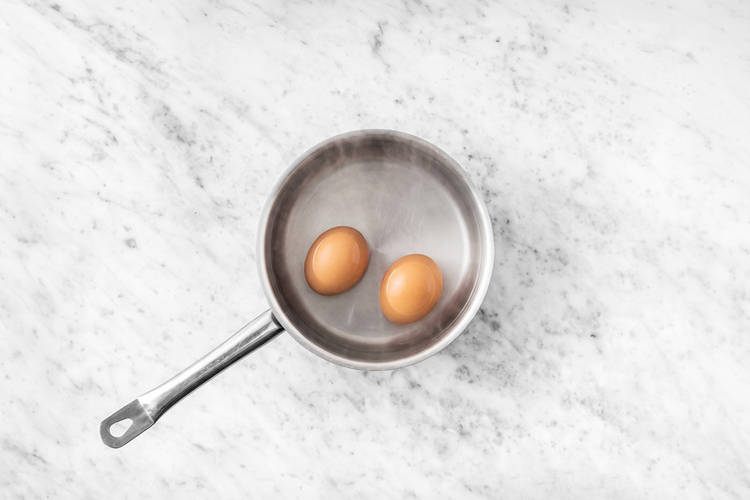 Boil the eggs