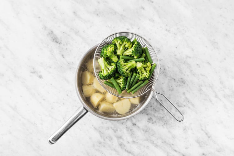 Finish the veggies 