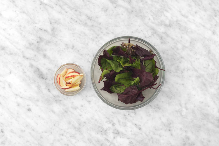 Förbered sallad
