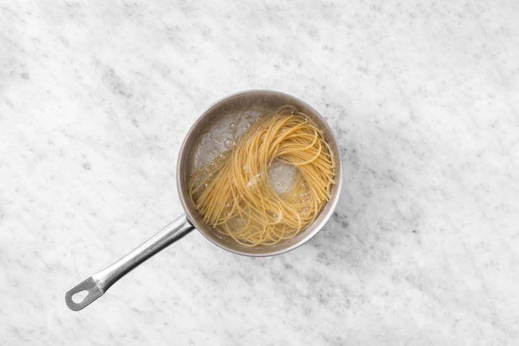 Cook the pasta