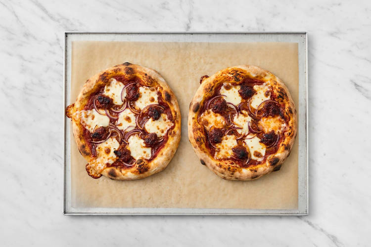 Grädda pizza