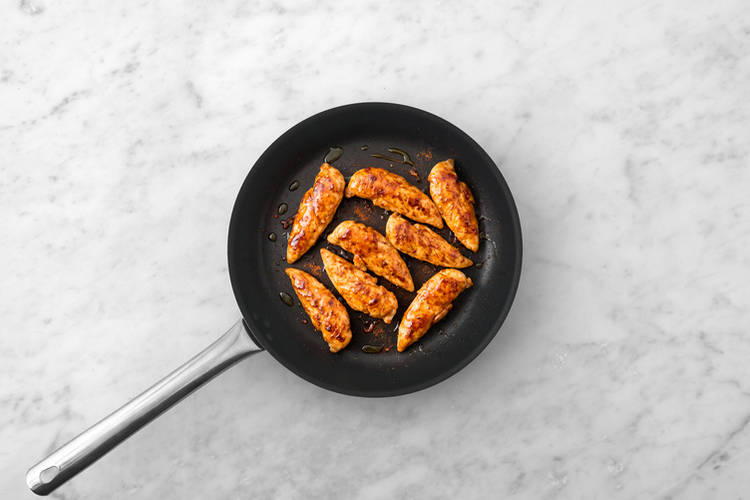 Cook the chicken
