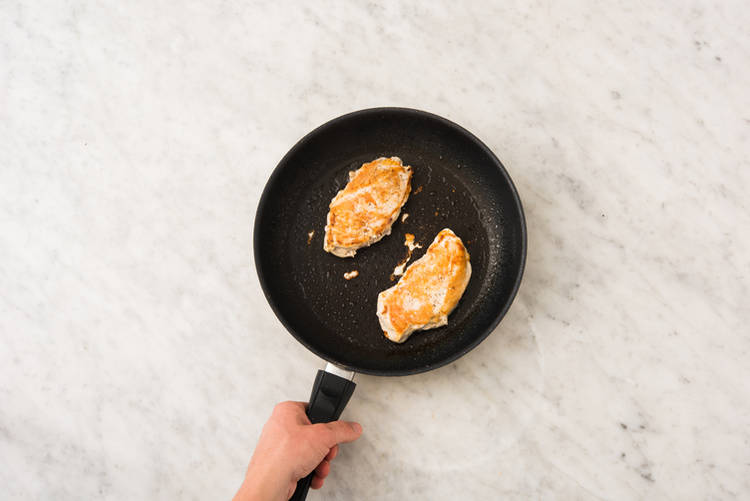 Cook the chicken