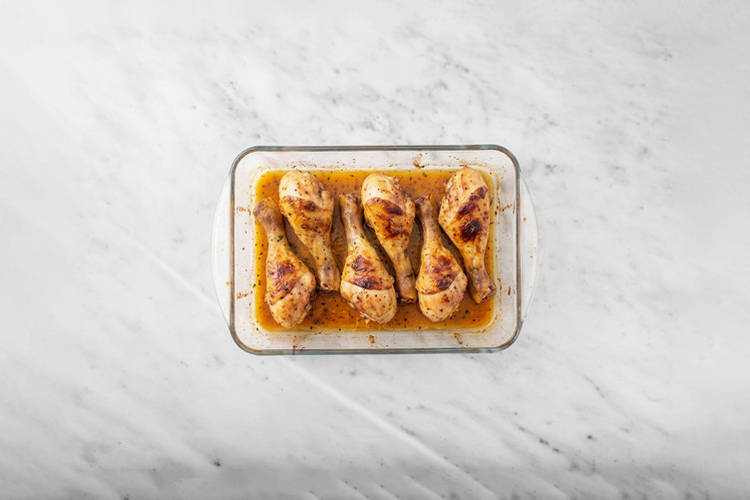 Bake the chicken