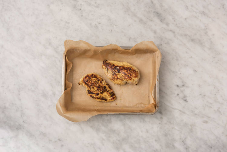 Bake the chicken