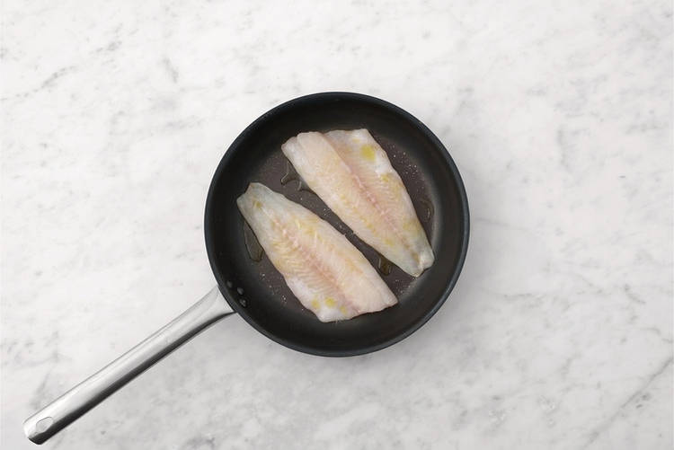Cook the salmon
