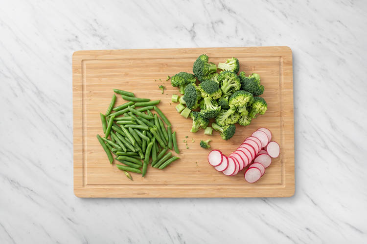 Get prepped & cook the veggies