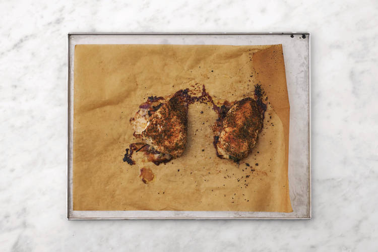 Bake the chicken