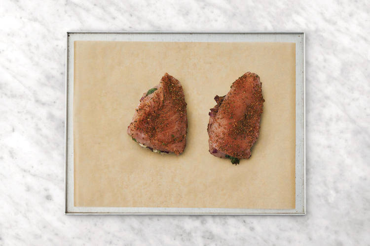 Stuff the chicken