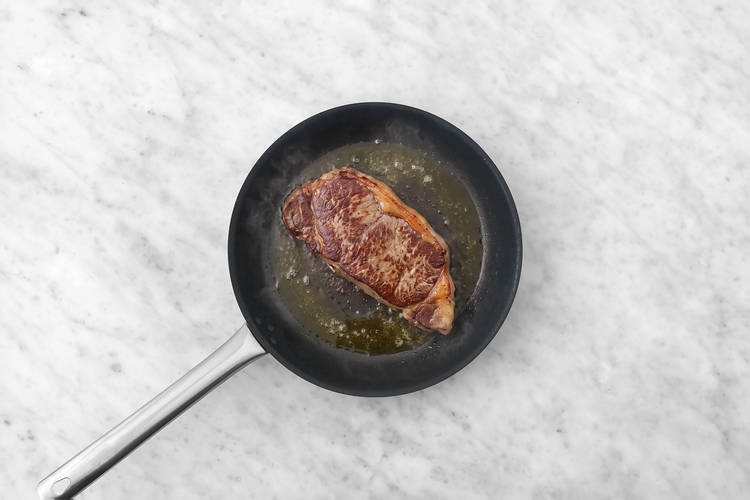 Cook the steak